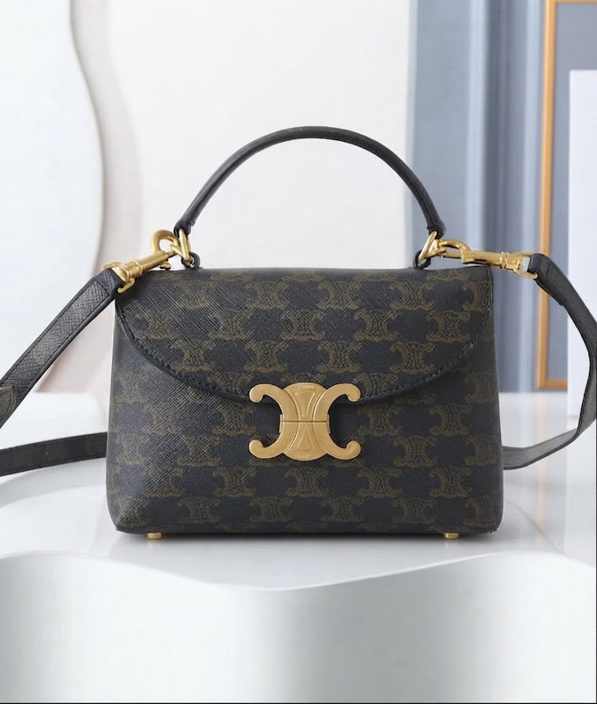 Celine Small Triomphe Top Handle Bag