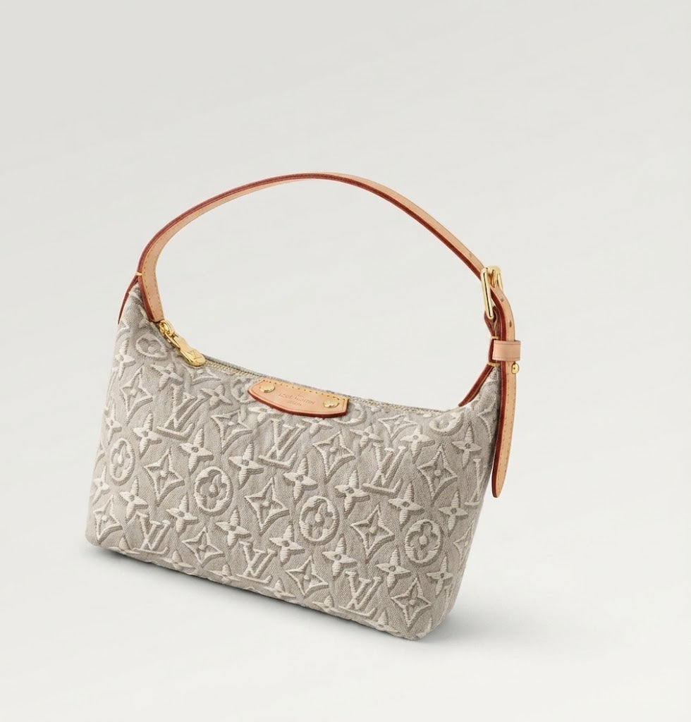 Louis Vuitton Monogram Denim Pleaty Bag