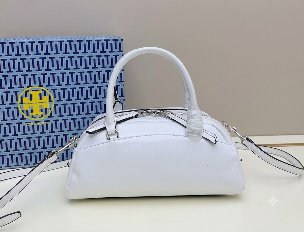 Tory Burch T Monogram Barrel Bag