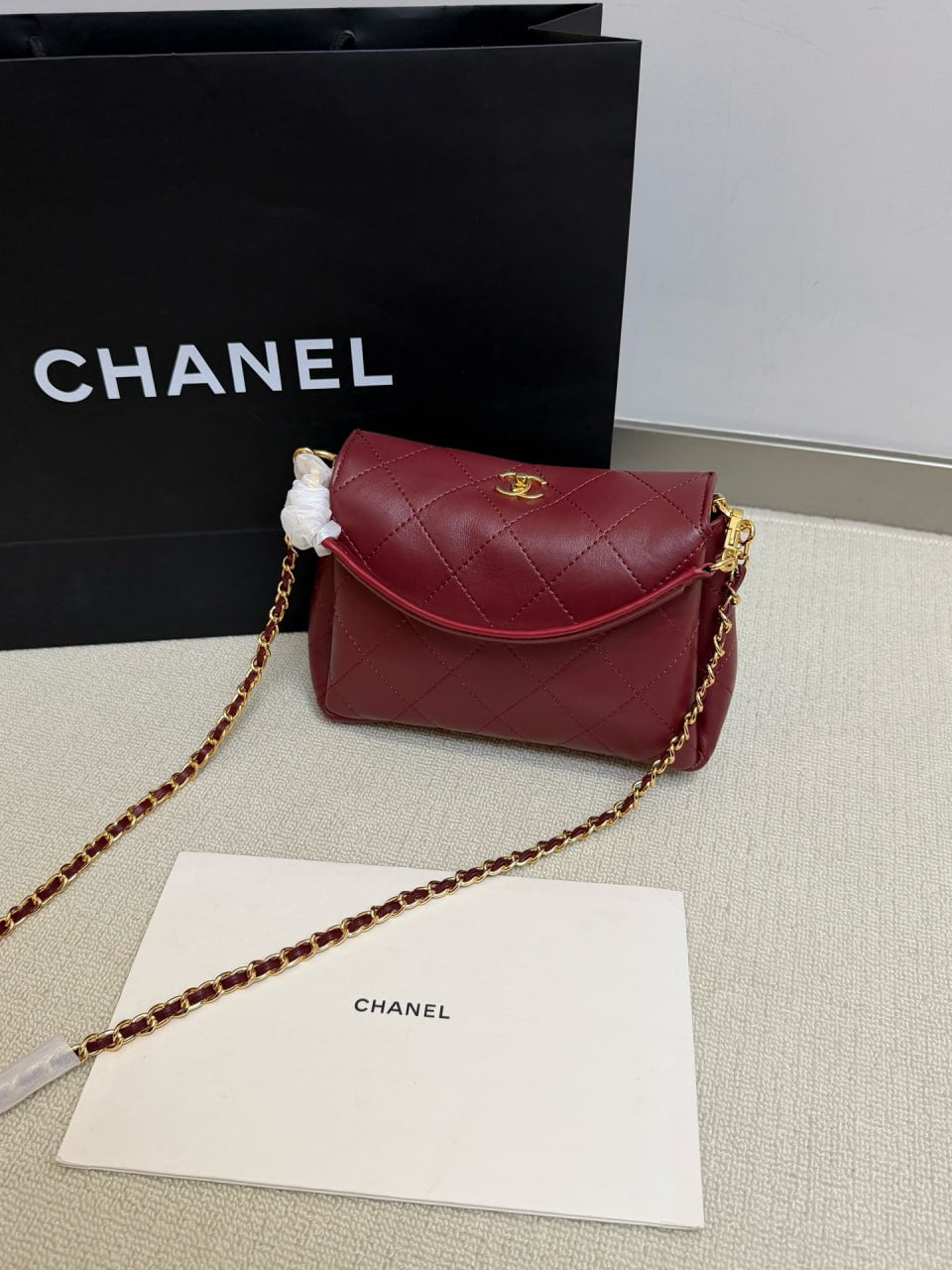Chanel Mini Top Handle Flap Bag
