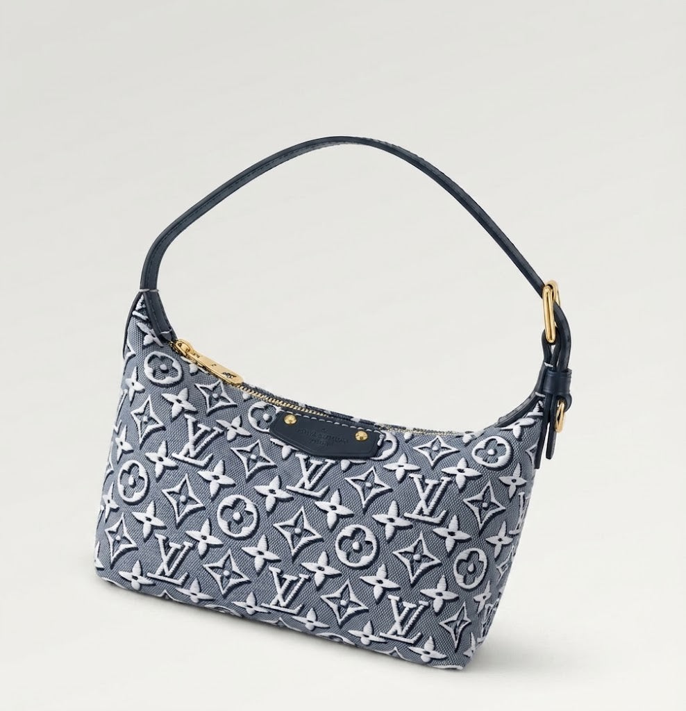 Louis Vuitton Monogram Denim Pleaty Bag