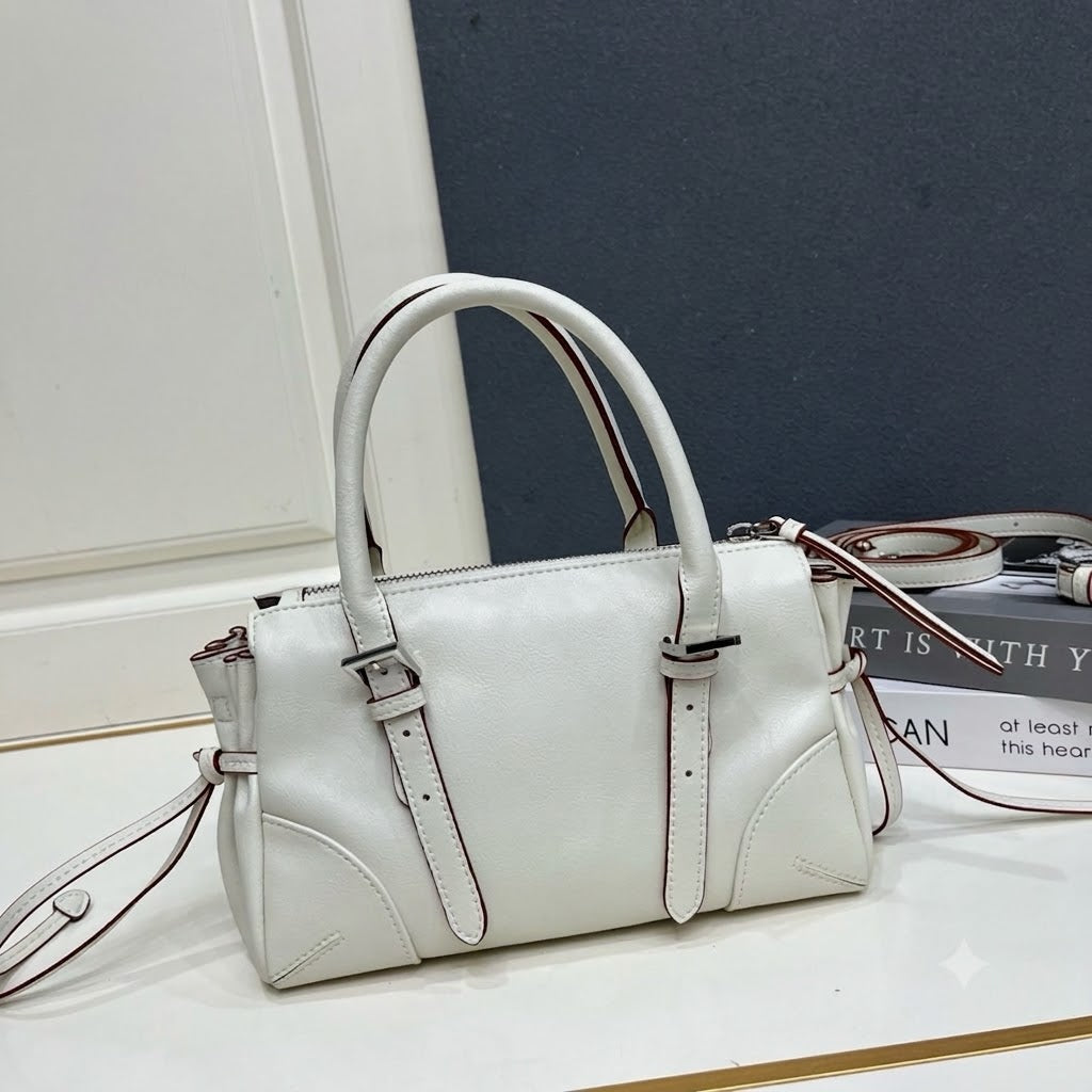 Prada Buckle leather handbag