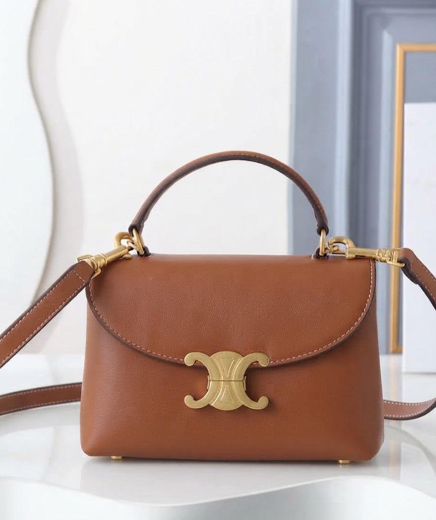 Celine Small Triomphe Top Handle Bag