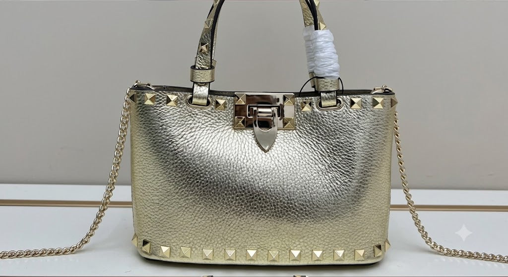 Valentino Garavani Rockstud Top Handle Bag