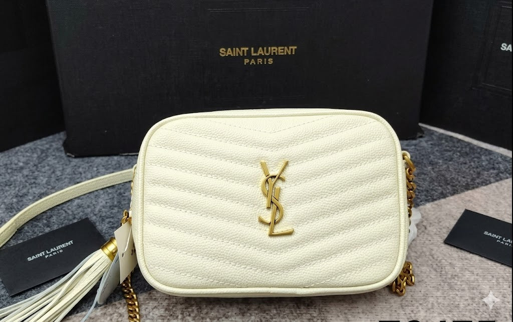 Saint Laurent (YSL) Lou Camera Bag in Quilted Leather