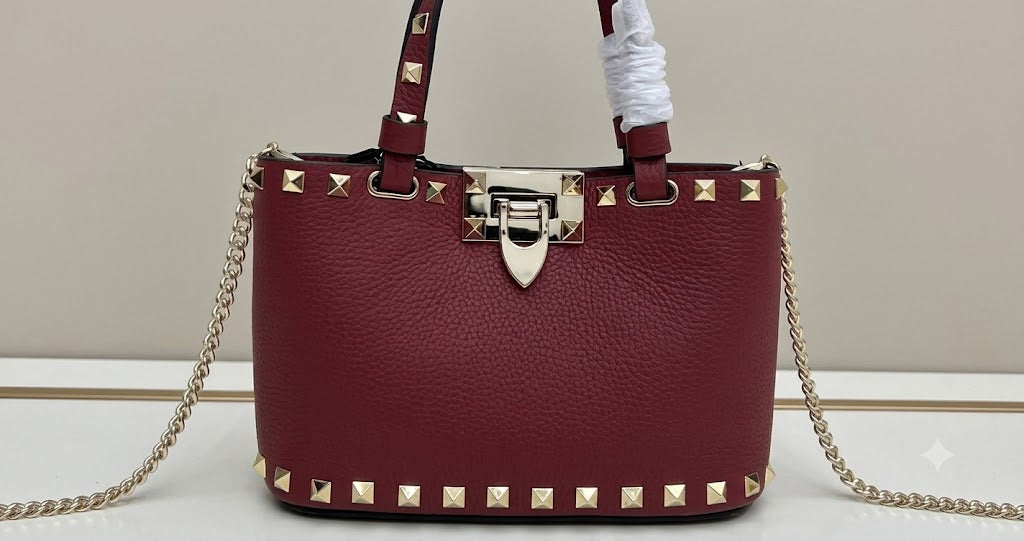 Valentino Garavani Rockstud Top Handle Bag