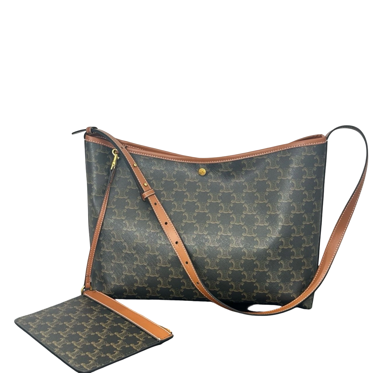 Celine Cabas Thais in Triomphe Canvas