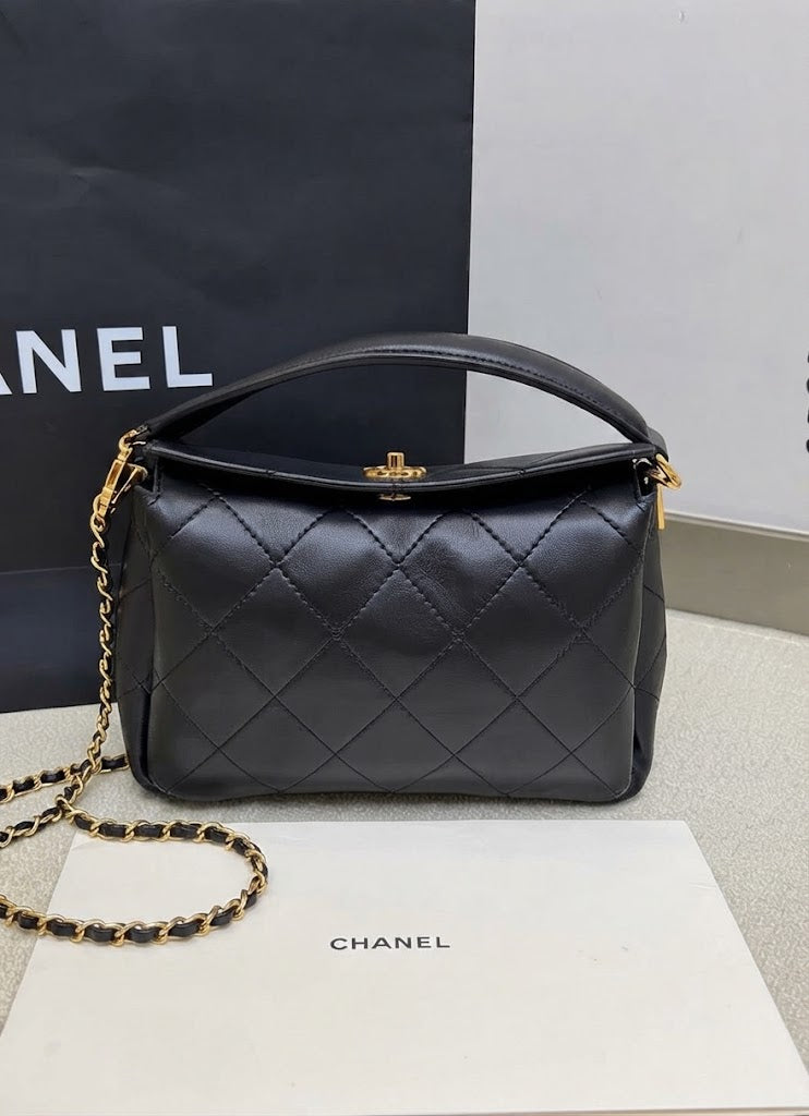 Chanel Mini Top Handle Flap Bag