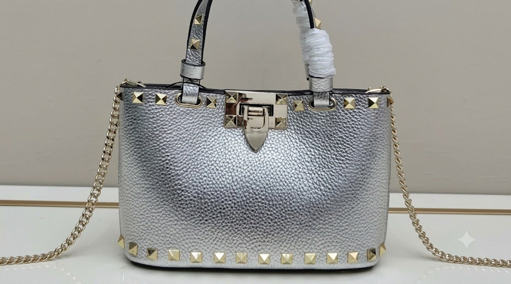 Valentino Garavani Rockstud Top Handle Bag