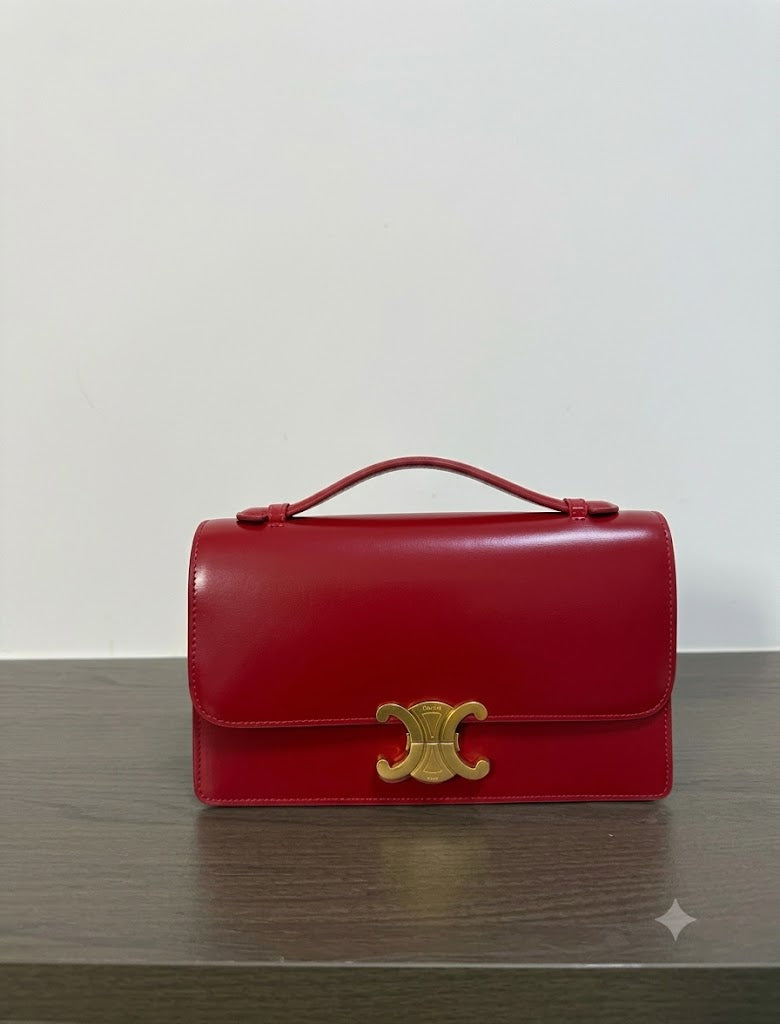Celine Triomphe Bag with Top Handle