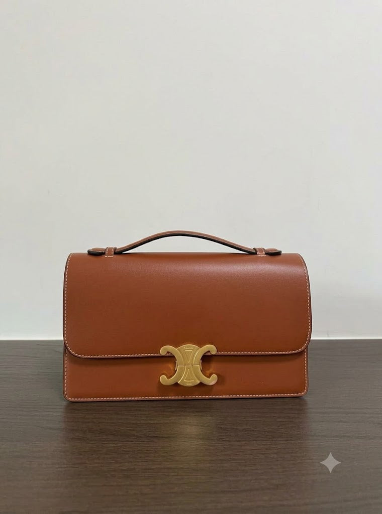 Celine Triomphe Bag with Top Handle