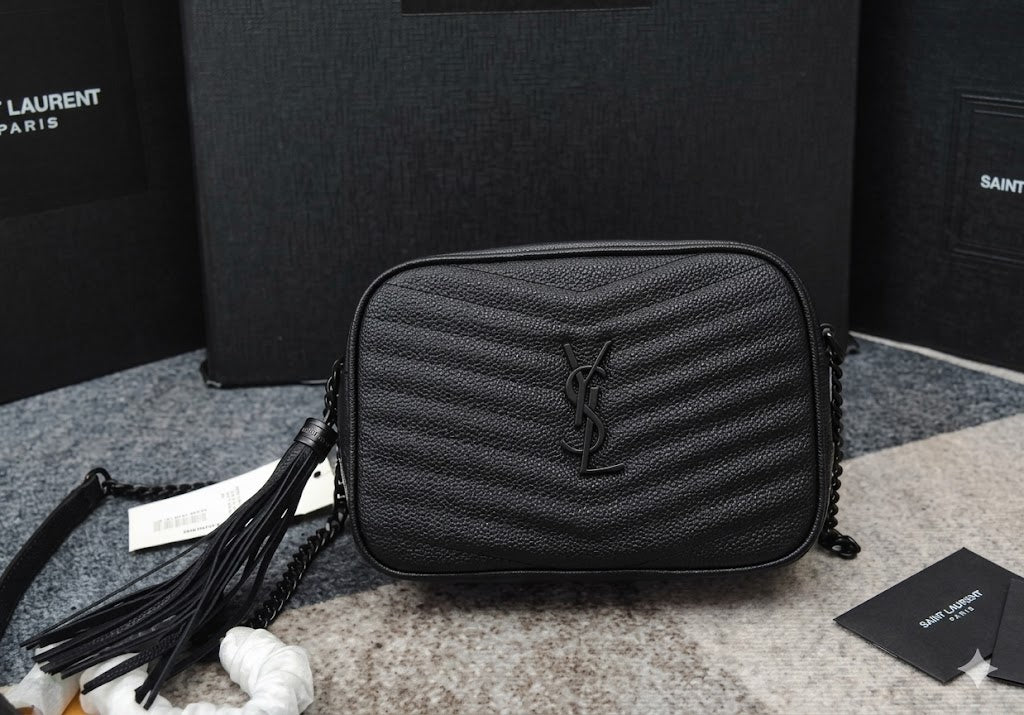 Saint Laurent (YSL) Lou Camera Bag in Quilted Leather