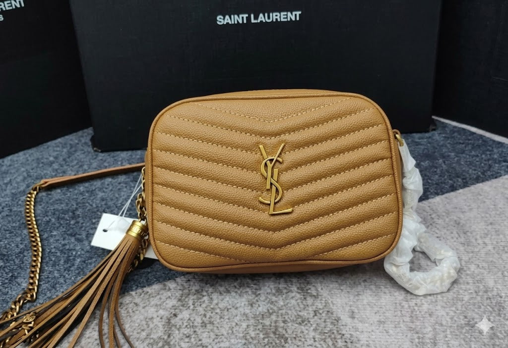Saint Laurent (YSL) Lou Camera Bag in Quilted Leather