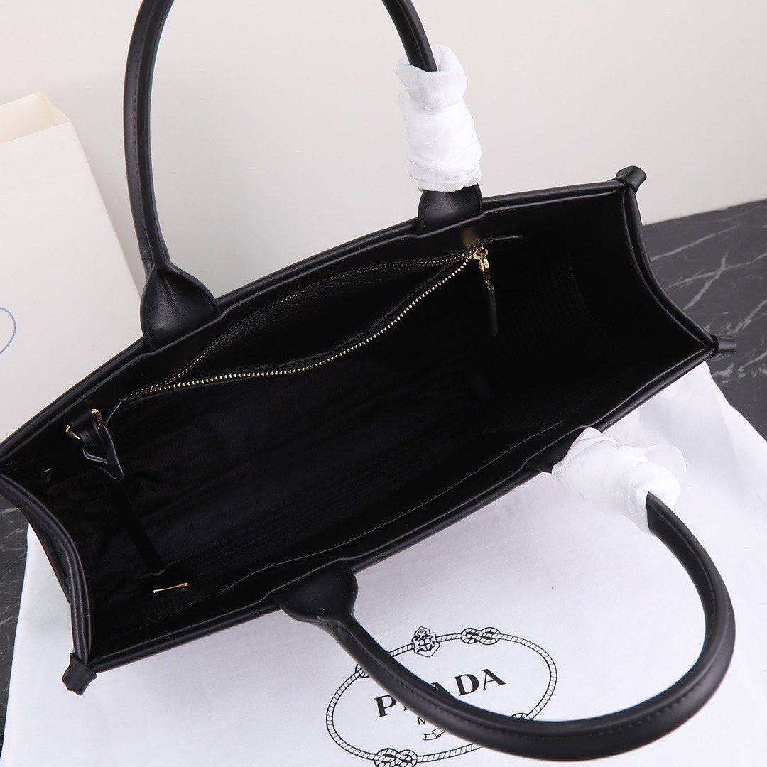 Prada Symbole Leather Tote Bag