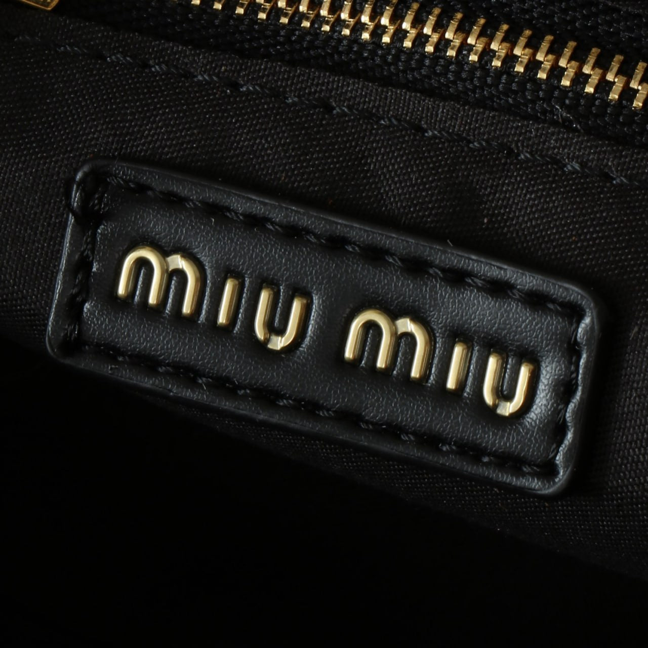 Miu Miu Matelassé Leather Bowling Bag