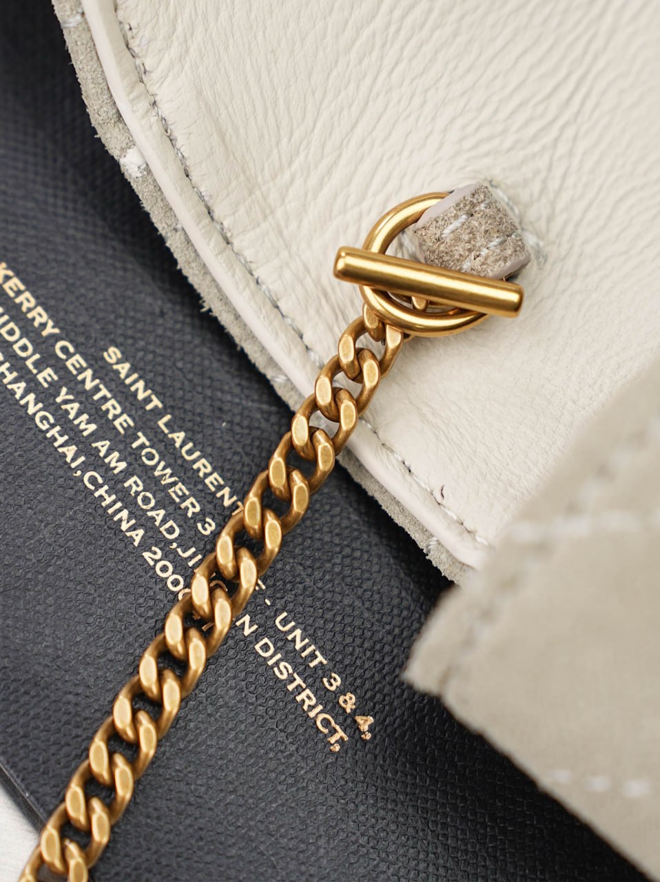 Saint Laurent Sade Chain Wallet  Pouch