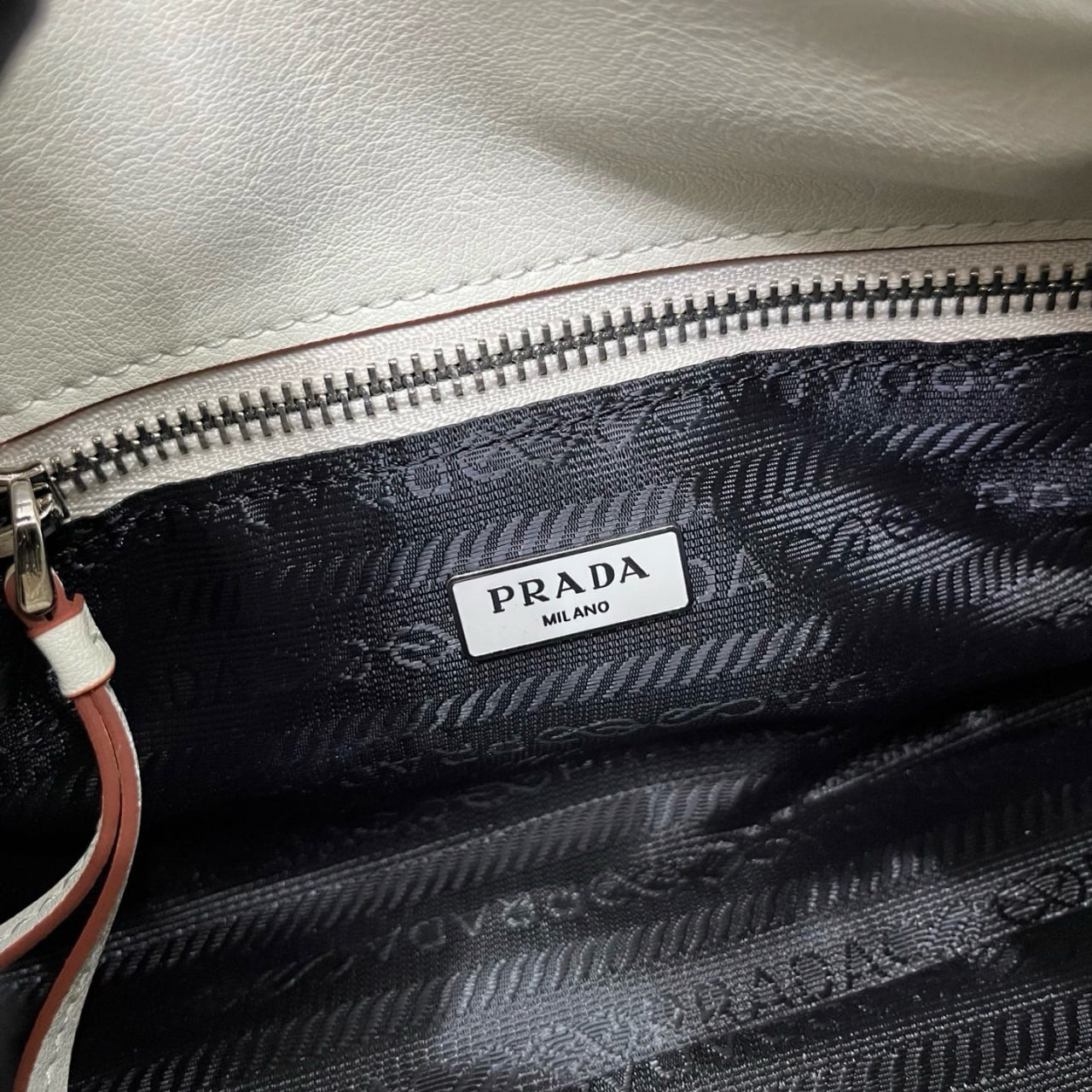 Prada Buckle leather handbag