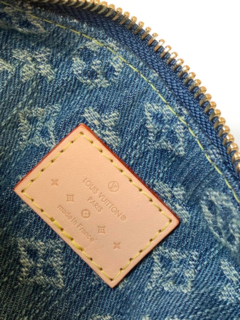 Louis Vuitton Monogram Denim Pleaty Bag