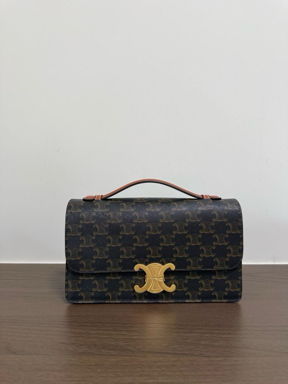 Celine Triomphe Bag with Top Handle