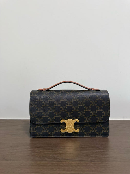 Celine Triomphe Bag with Top Handle