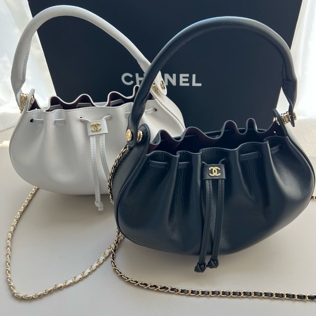 Chanel Drawstring Hobo