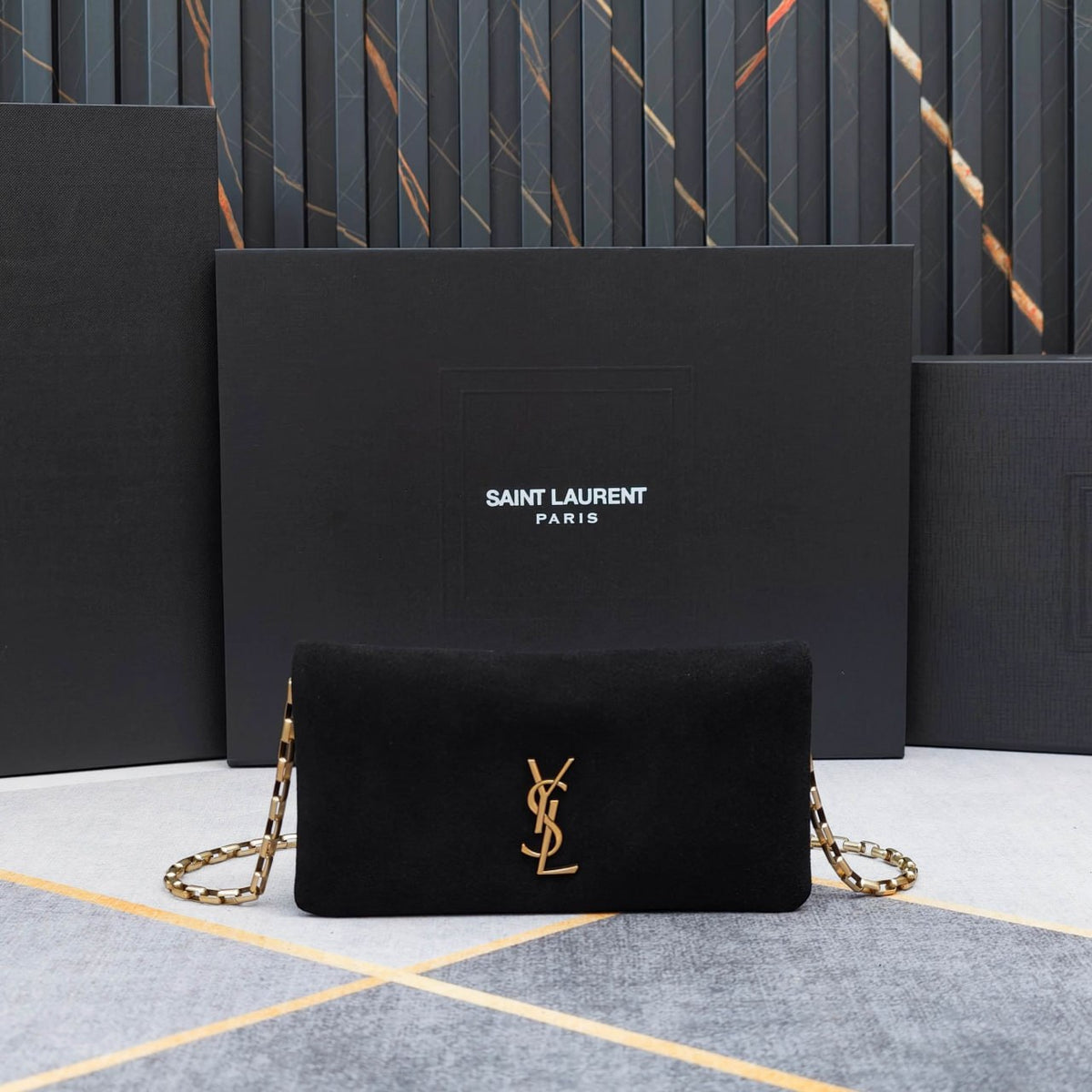 Saint Laurent Paris Chain Wallet