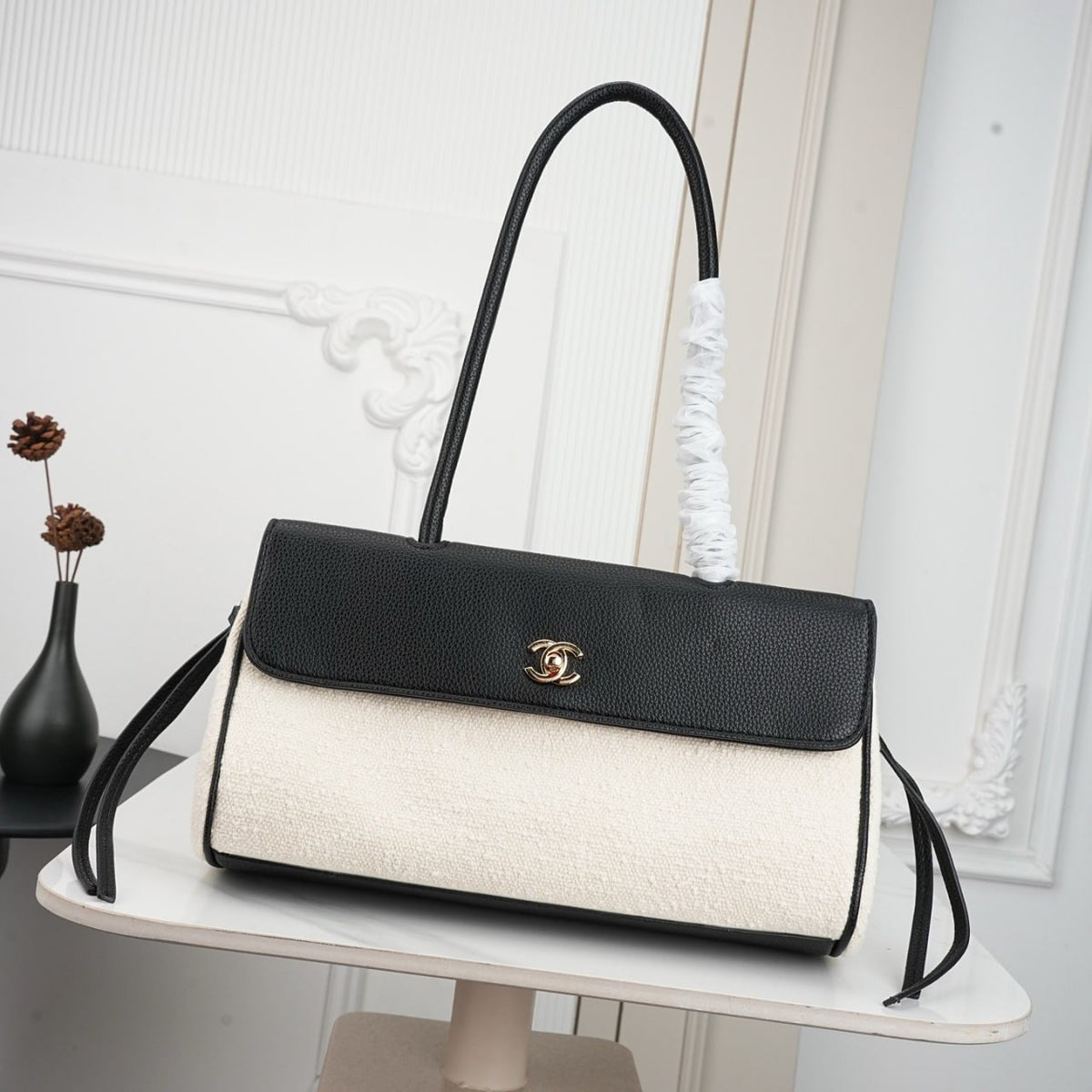 Chanel Flap Bag with Top Handle