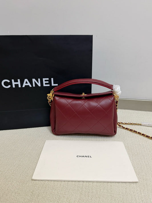 Chanel Mini Top Handle Flap Bag