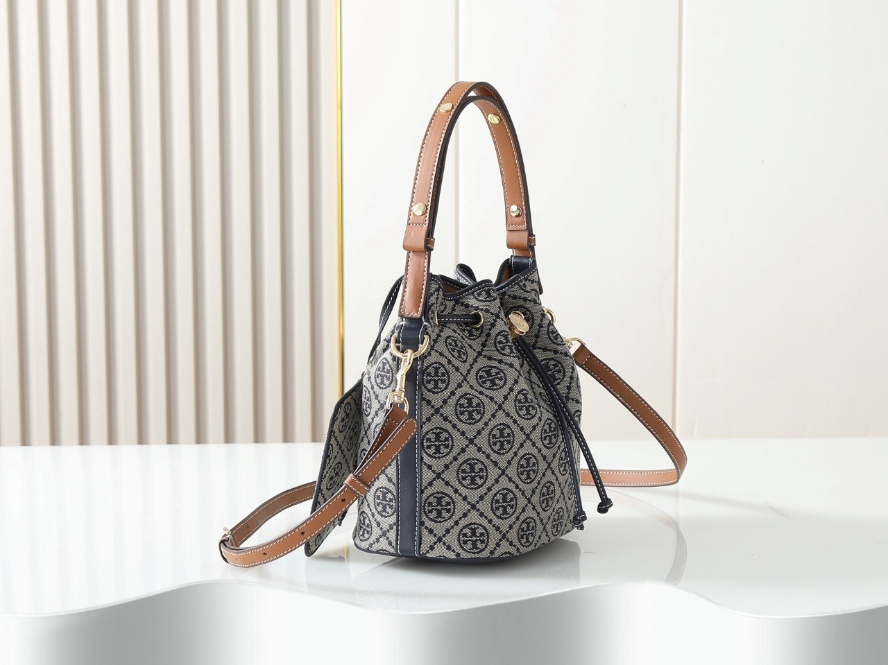 Tory Burch T Monogram Bucket Bag