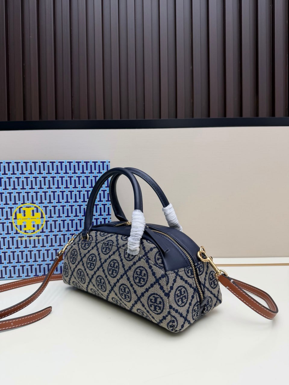 Tory Burch T Monogram Barrel Bag