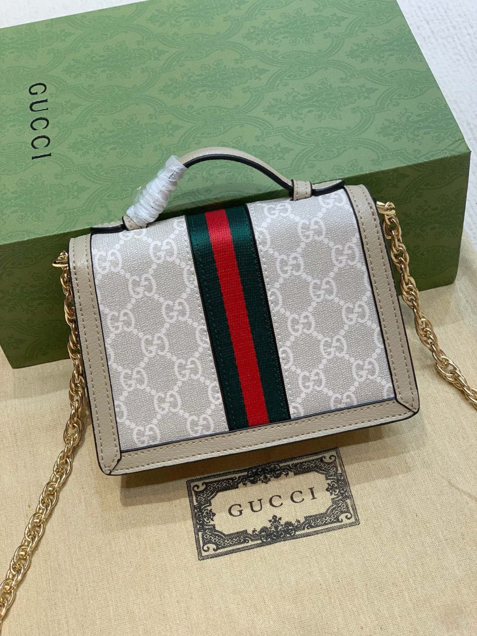 Gucci Ophidia Mini Top Handle Bag
