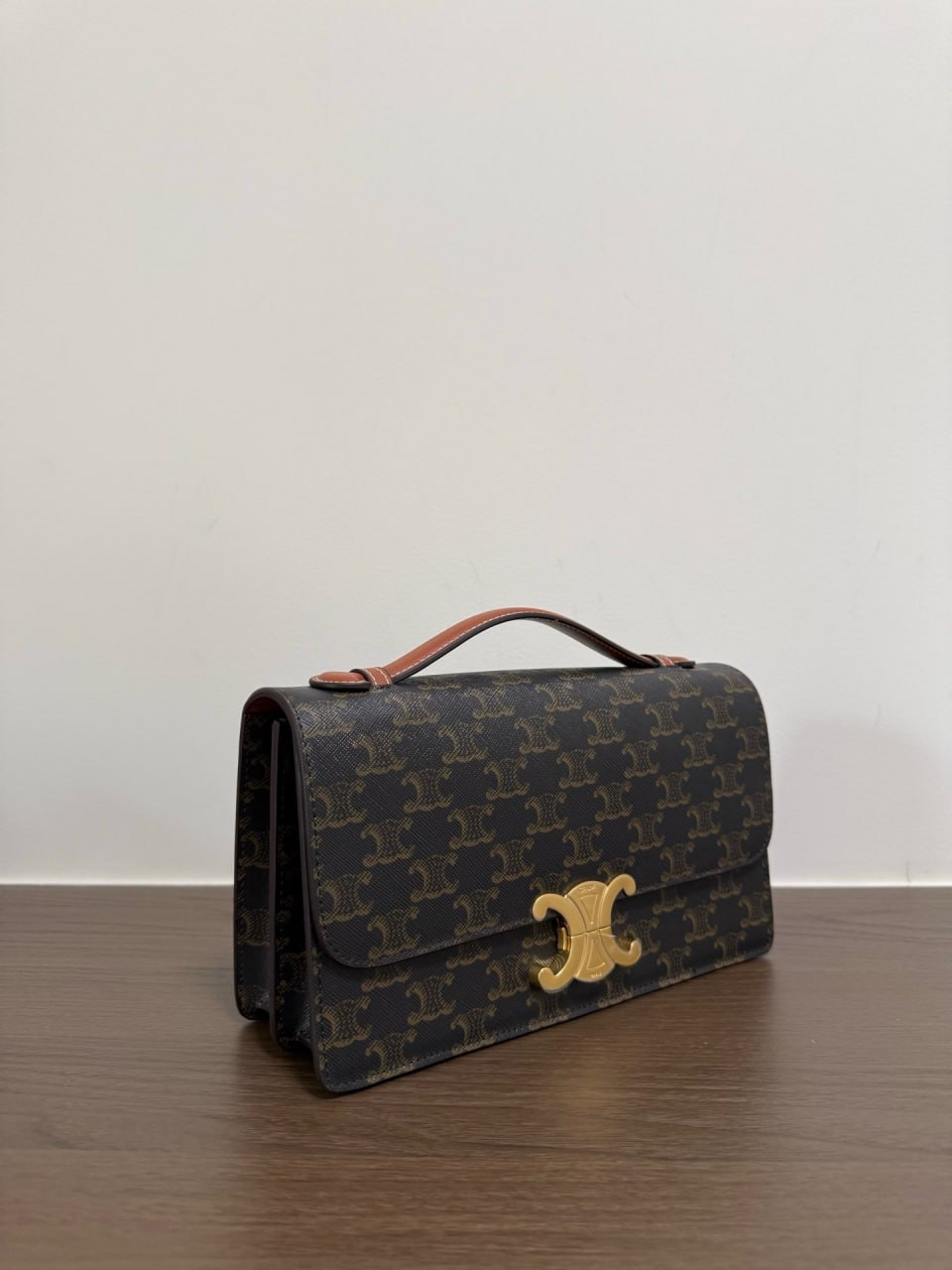 Celine Triomphe Bag with Top Handle