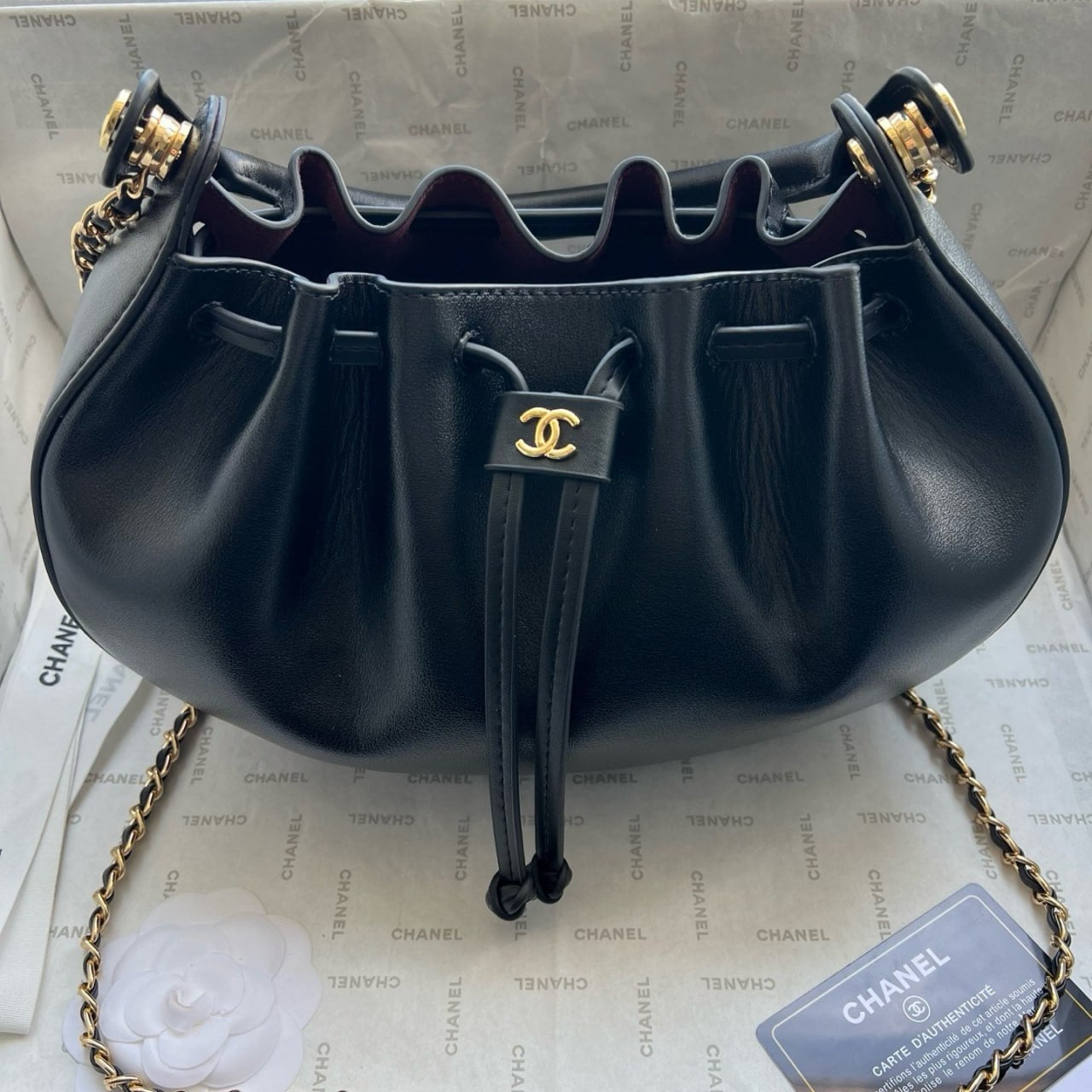 Chanel Drawstring Hobo