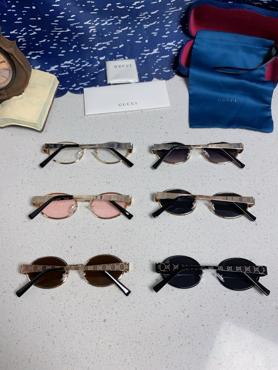 Gucci Oval Frame Sunglasses