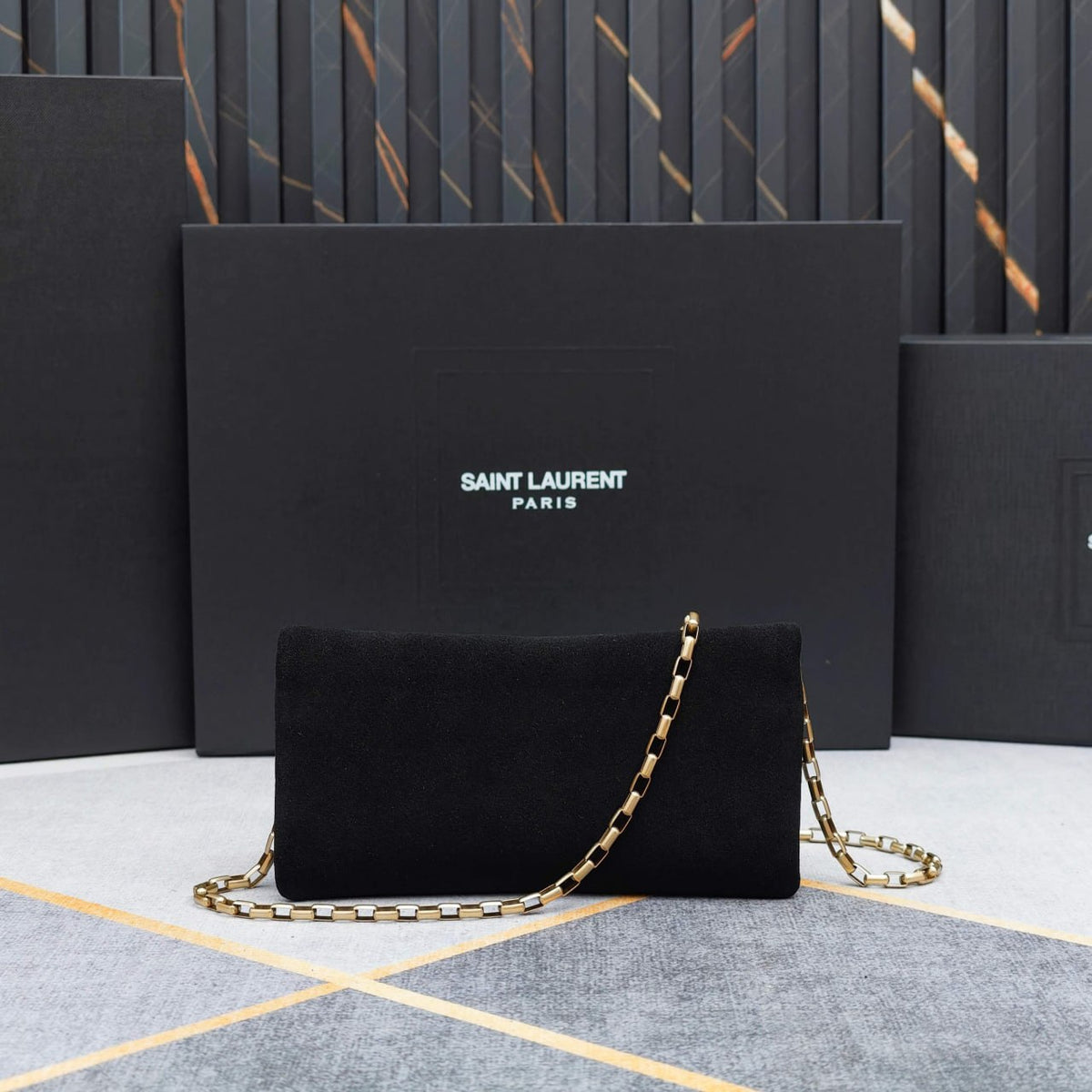 Saint Laurent Paris Chain Wallet