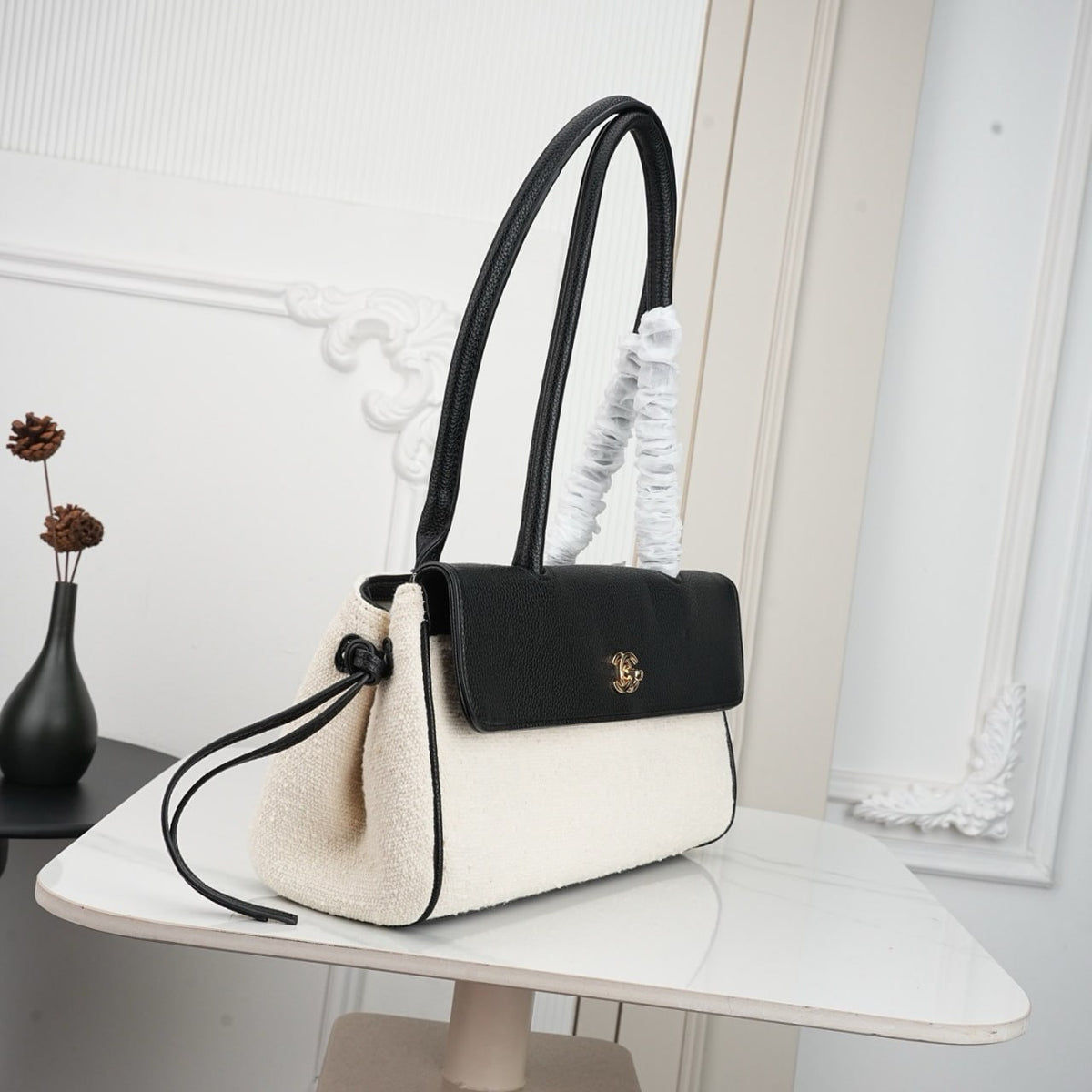 Chanel Flap Bag with Top Handle