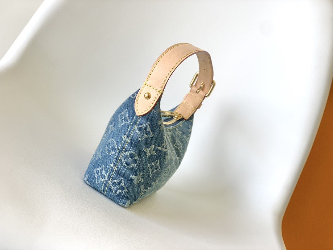 Louis Vuitton Monogram Denim Pleaty Bag