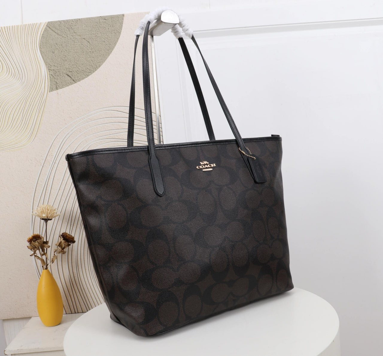Coach City Tote in Signature Canvas