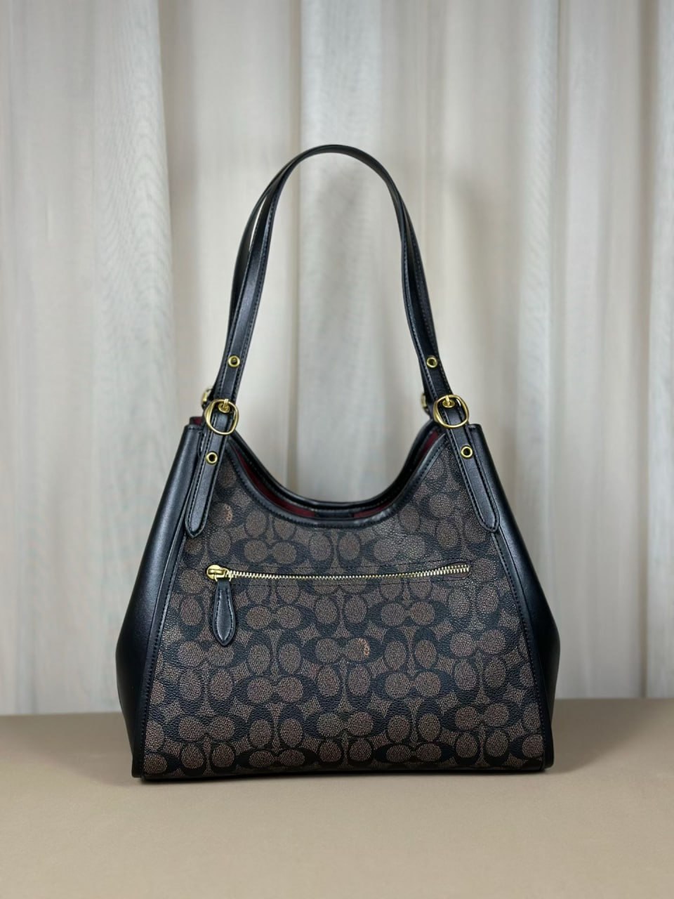 Coach Teri Hobo Bag in Signature Canvas