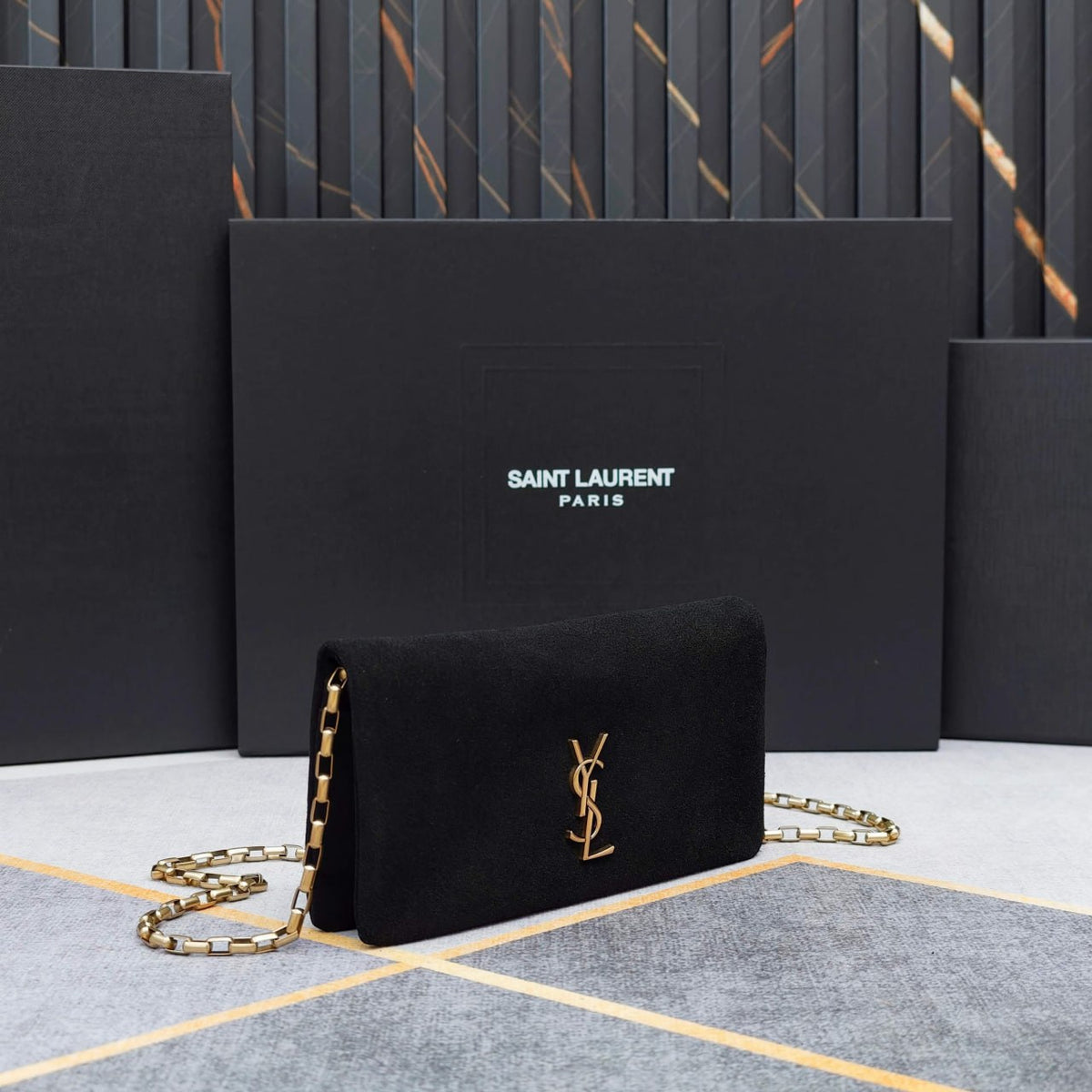 Saint Laurent Paris Chain Wallet