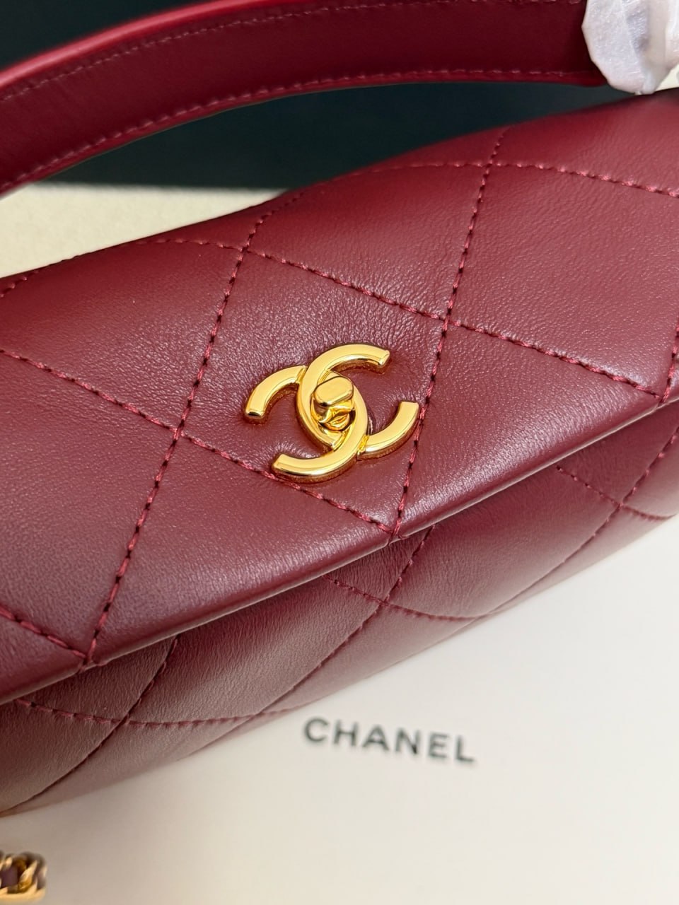 Chanel Mini Top Handle Flap Bag