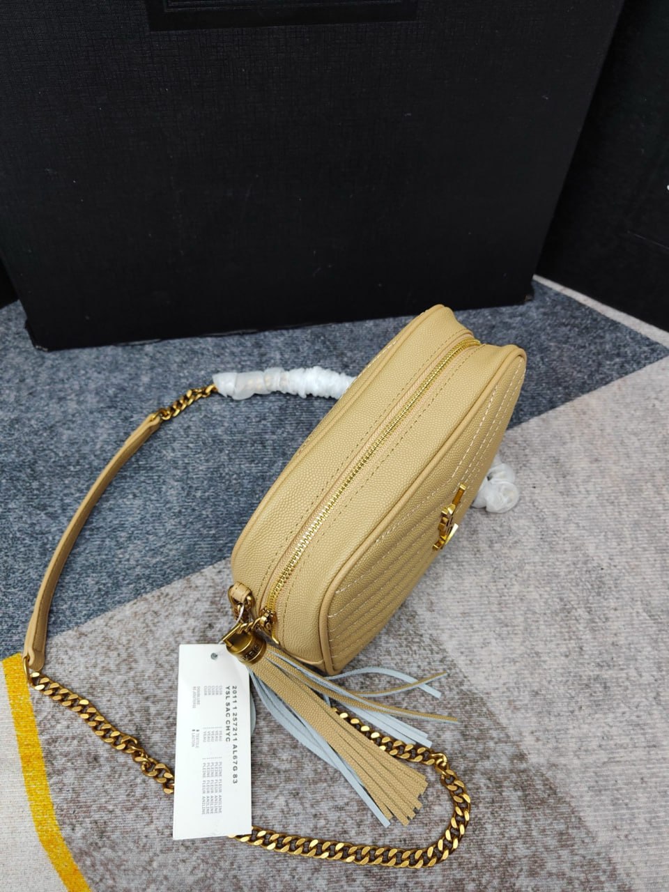 Saint Laurent (YSL) Lou Camera Bag in Quilted Leather
