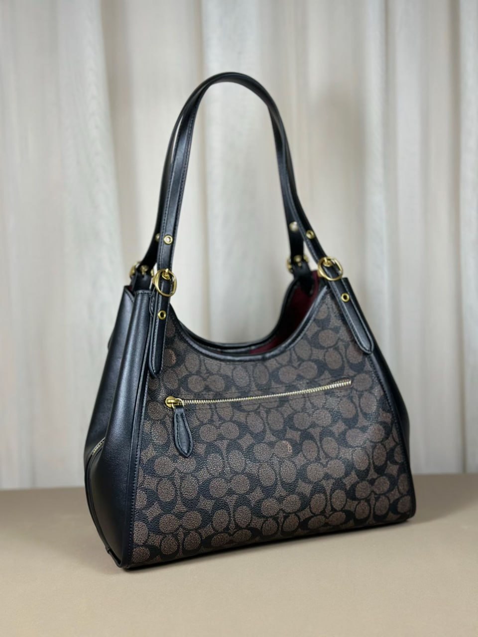 Coach Teri Hobo Bag in Signature Canvas
