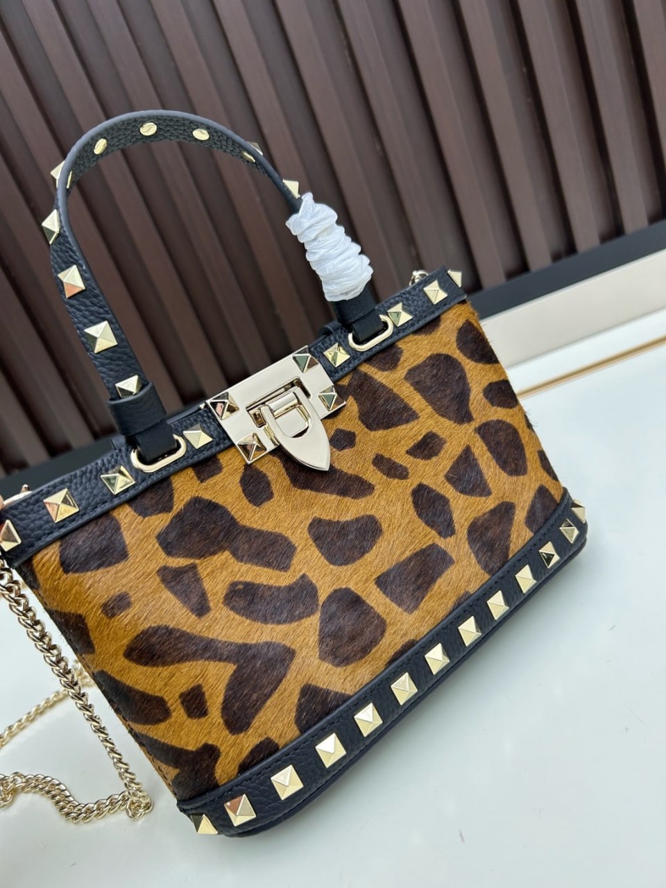 Valentino Garavani Rockstud Top Handle Bag