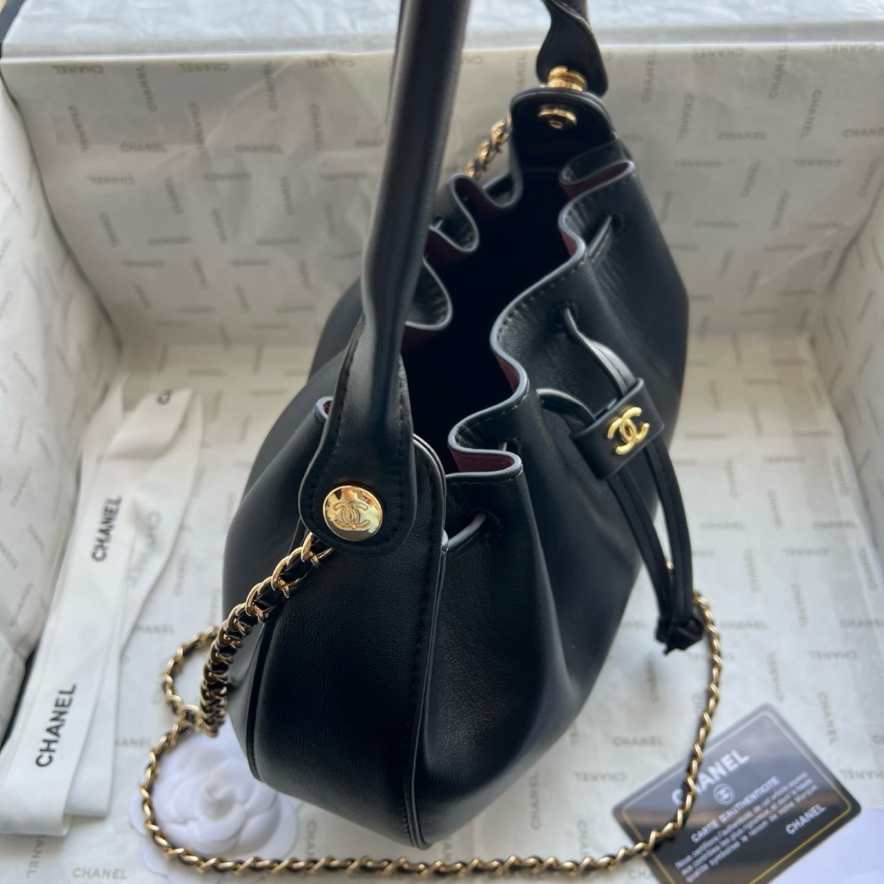 Chanel Drawstring Hobo