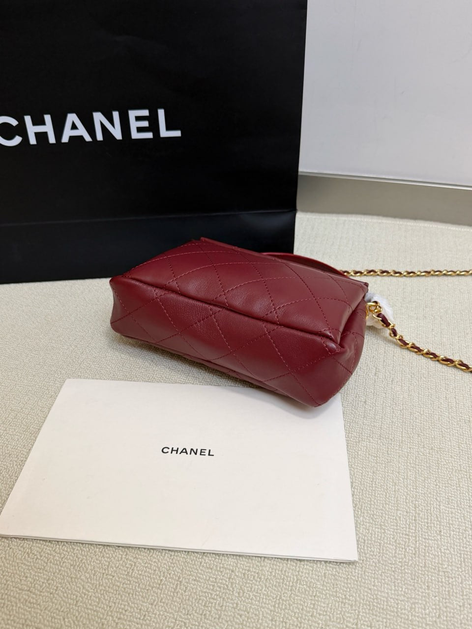 Chanel Mini Top Handle Flap Bag