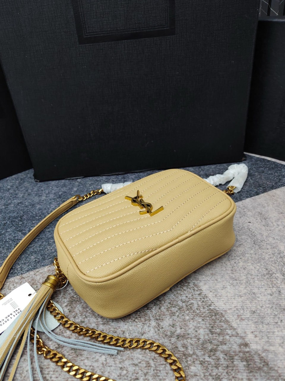 Saint Laurent (YSL) Lou Camera Bag in Quilted Leather