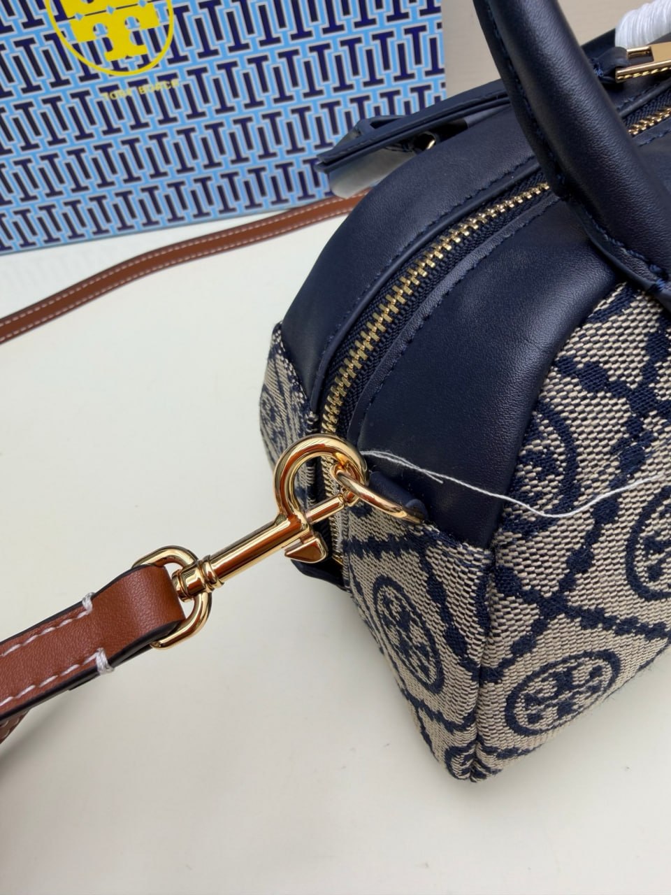 Tory Burch T Monogram Barrel Bag