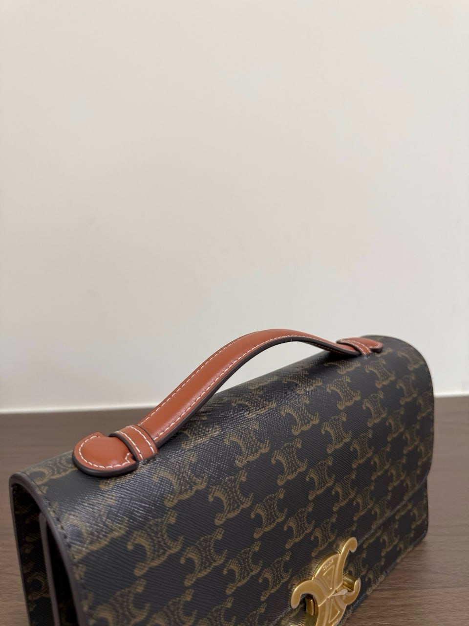 Celine Triomphe Bag with Top Handle