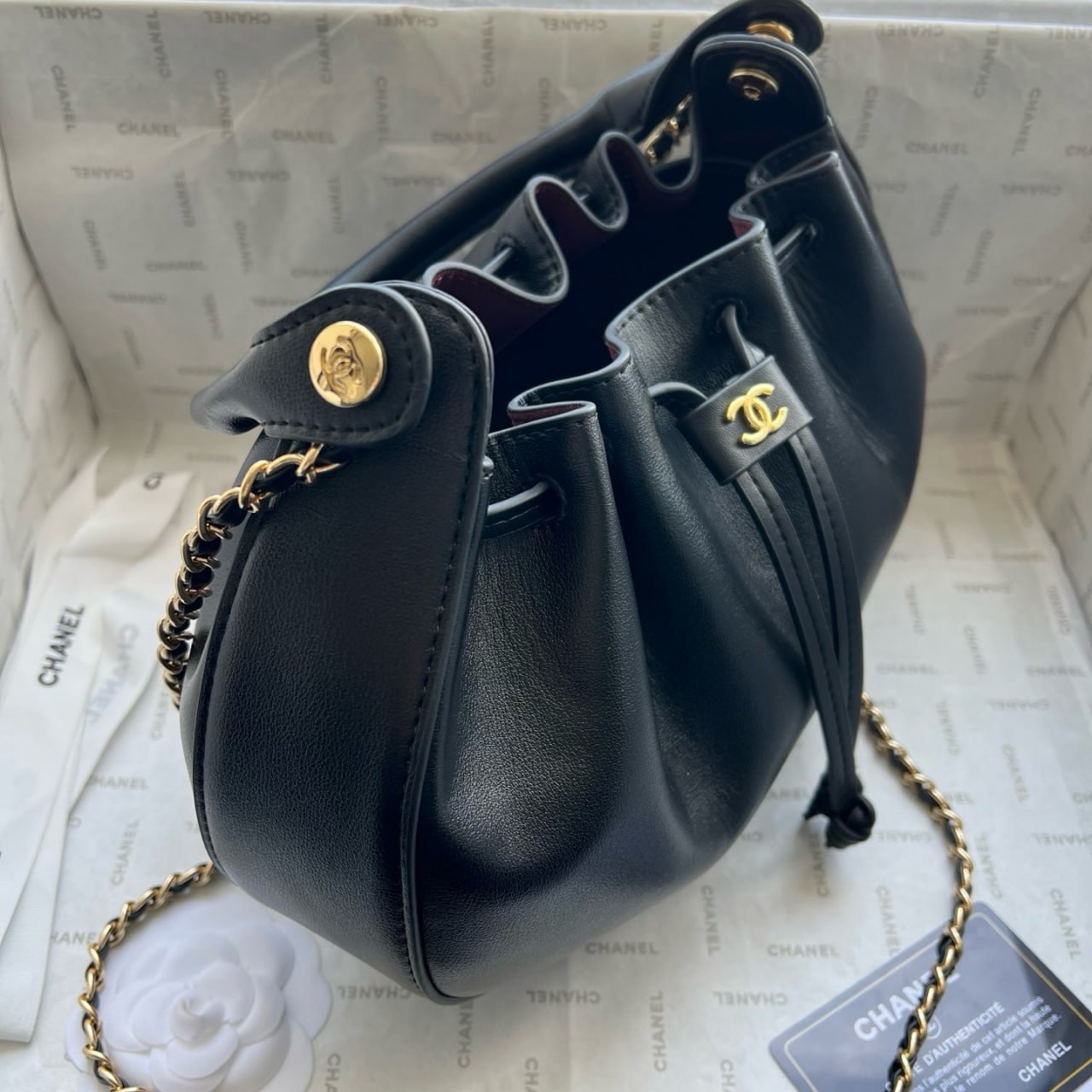 Chanel Drawstring Hobo